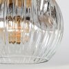Ripoll Deckenleuchte Glas 15 cm Naturfarben, Schwarz, 3-flammig
