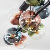 Gastor Deckenleuchte Glas 15 cm Blau, Grün, Klar, Kupferfarben, 10-flammig