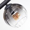 Koyoto Deckenleuchte Glas 15 cm Bernsteinfarben, Klar, Rauchfarben, 10-flammig
