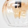 Koyoto Deckenleuchte Glas 15 cm Bernsteinfarben, Klar, 10-flammig