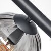 Koyoto Deckenleuchte Glas 15 cm Rauchfarben, 10-flammig