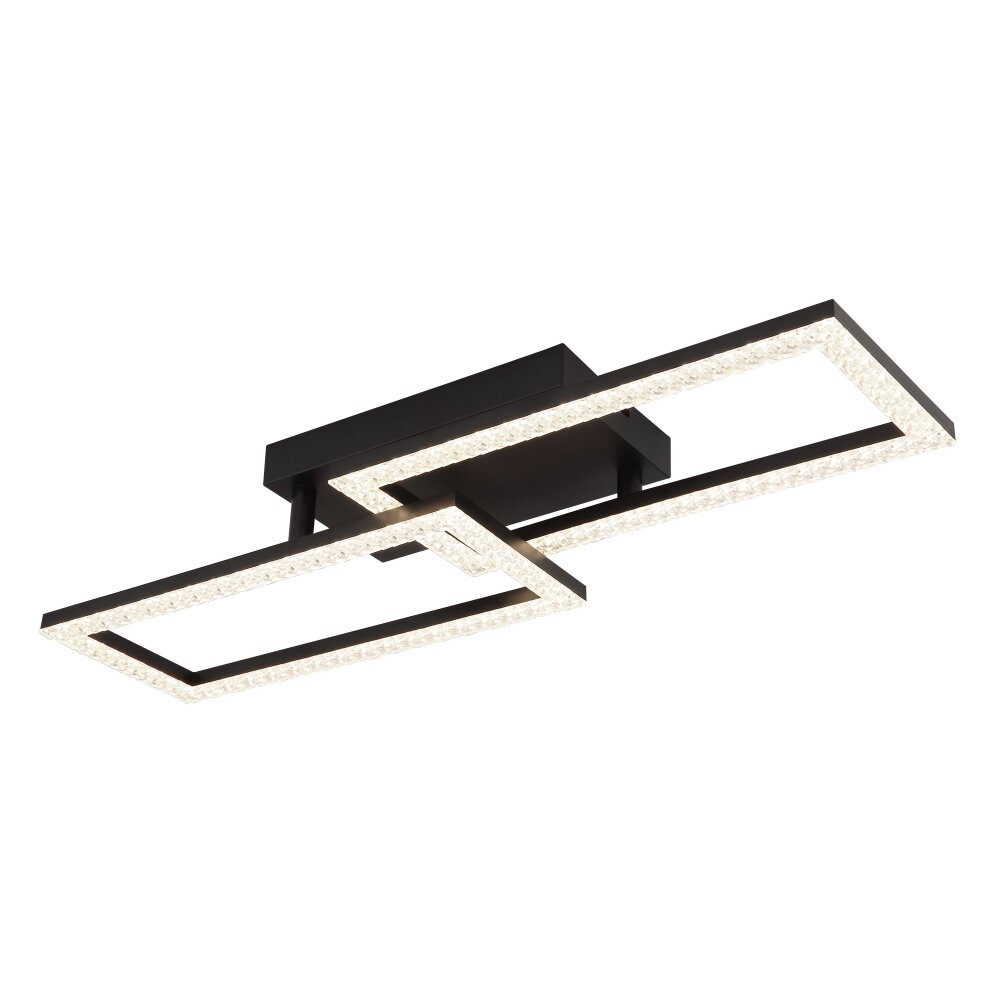 Globo Sapena Deckenleuchte LED Schwarz, 1-flammig main product photo