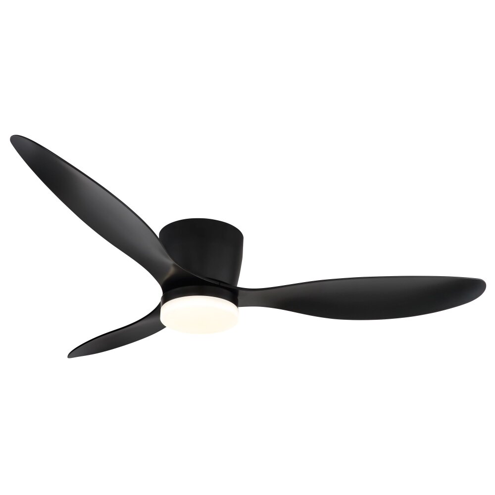 Globo Armando Deckenventilator LED Schwarz, 1-flammig, Fernbedienung main product photo