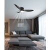 Globo Armando Deckenventilator LED Schwarz, 1-flammig, Fernbedienung