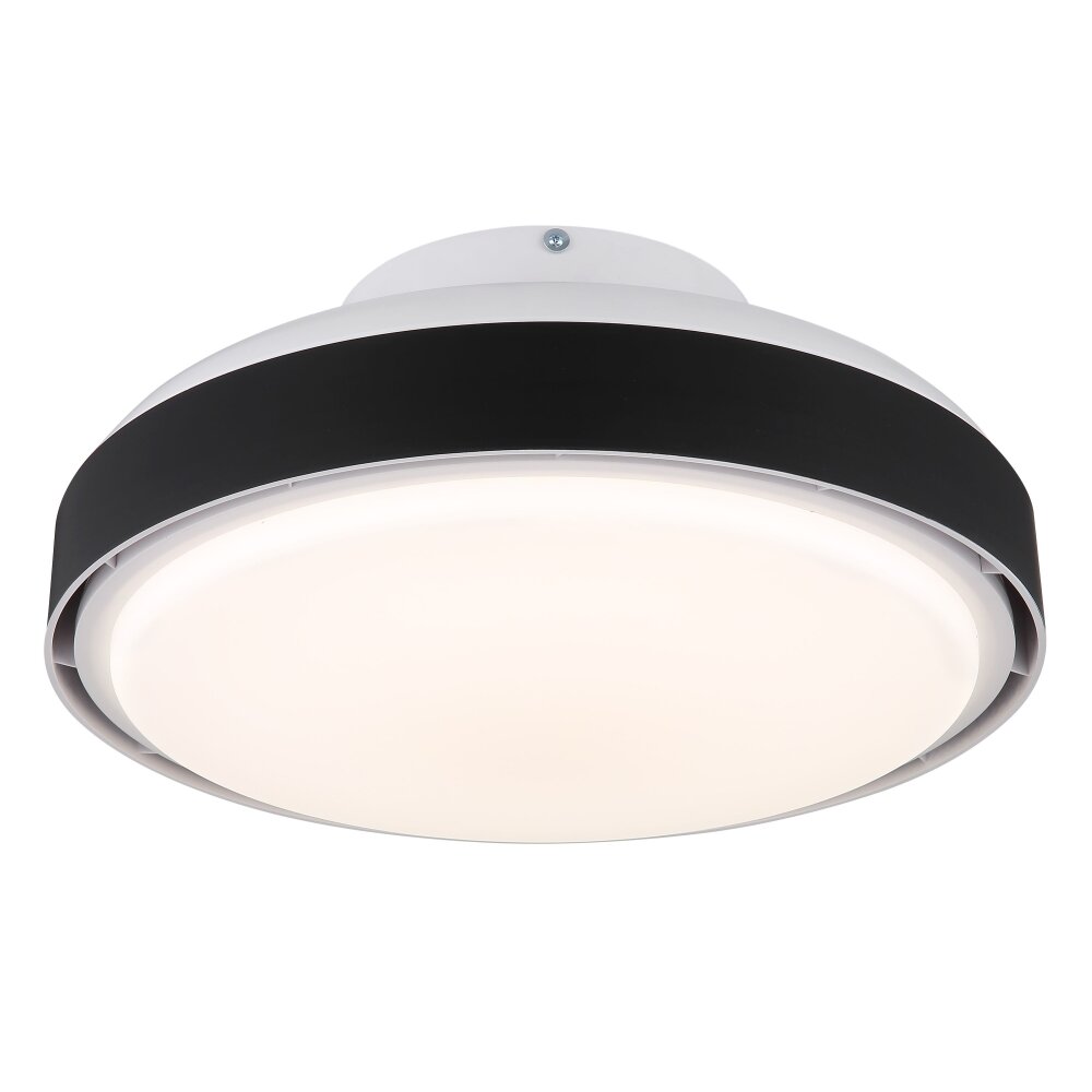 Globo Carney Deckenventilator LED Weiß, 1-flammig, Fernbedienung main product photo
