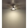 Globo Elise Deckenventilator LED Grau, Weiß, 1-flammig, Fernbedienung