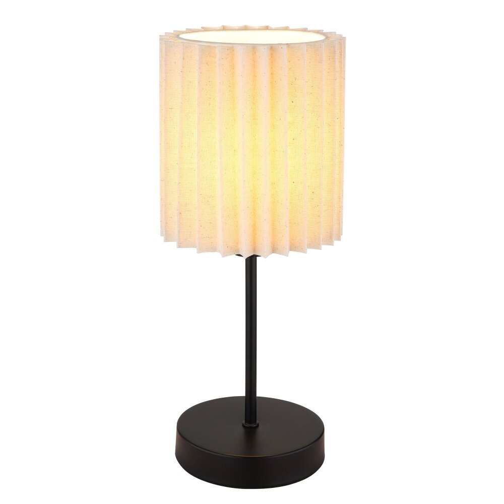 Globo Page Tischleuchte Schwarz, 1-flammig main product photo