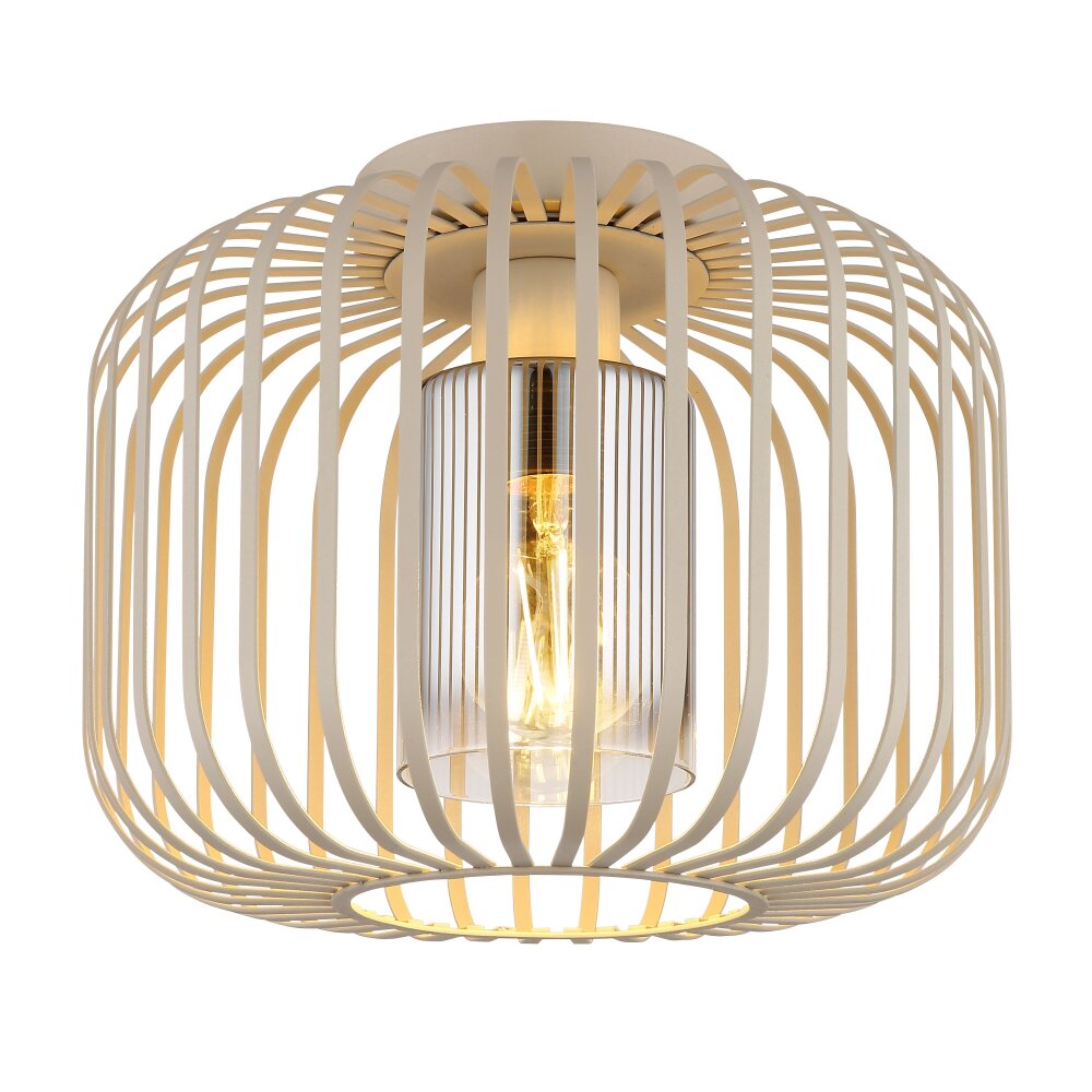 Globo Alfred Deckenleuchte Sandfarben, 1-flammig main product photo