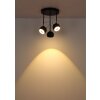 Globo Donovan Deckenleuchte LED Chrom, Schwarz, 1-flammig