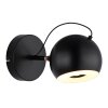 Globo Donovan Wandleuchte LED Chrom, Schwarz, 1-flammig