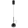 Globo Donovan Hängeleuchte LED Chrom, Schwarz, 1-flammig