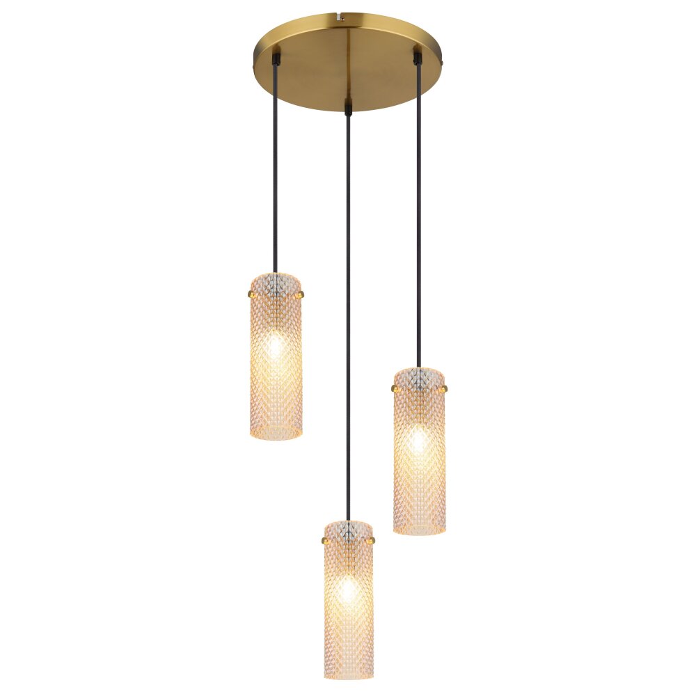 Globo Karolo Hängeleuchte Gold, 3-flammig main product photo