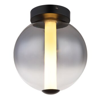 Globo Lacy Deckenleuchte LED Schwarz, 1-flammig