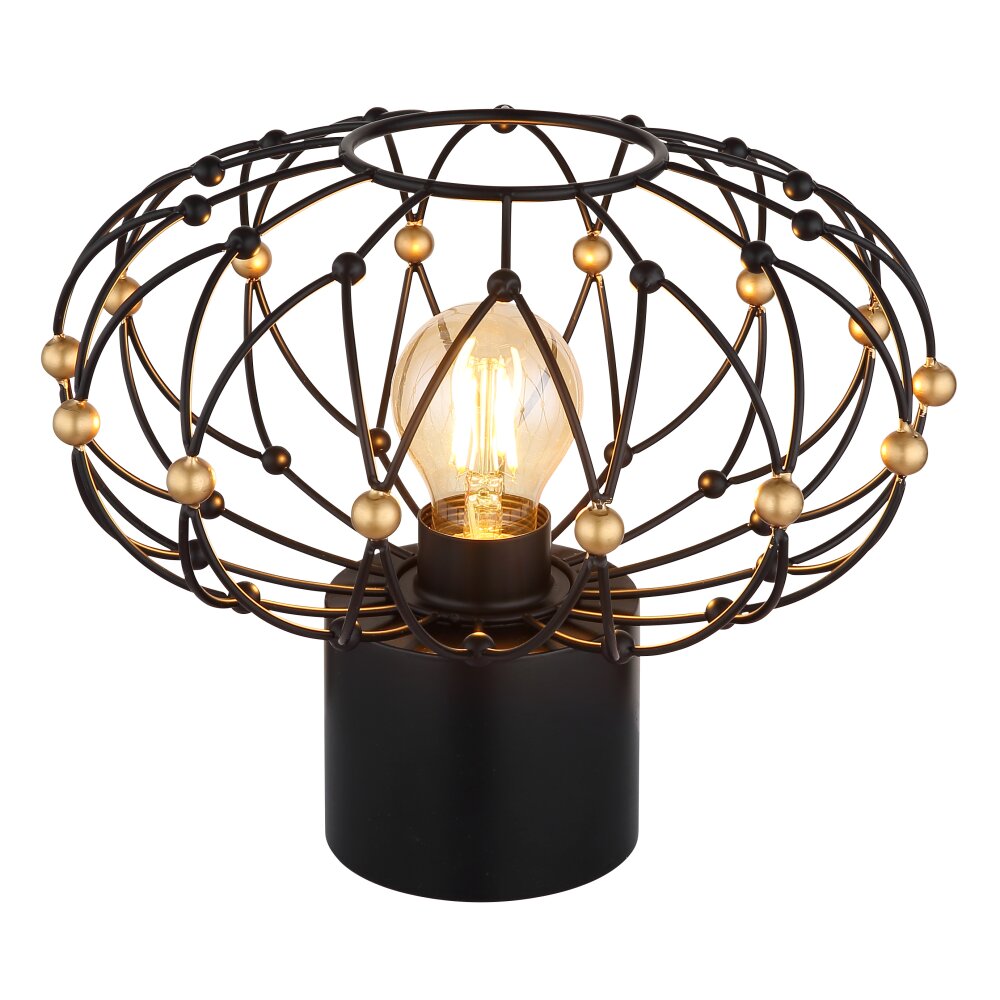 Globo Greys Tischleuchte Schwarz, 1-flammig main product photo