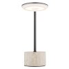 Globo Laurena Tischleuchte LED Chrom, Grau, Schwarz, 1-flammig