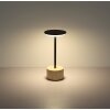 Globo Laurena Tischleuchte LED Chrom, Grau, Schwarz, 1-flammig