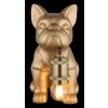 Hundelampe Globo Dogo Tischleuchte Gold, 1-flammig