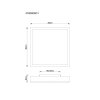 Globo Doro Deckenleuchte LED Grau, Silber, 1-flammig