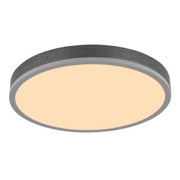 Globo Doro Deckenleuchte LED Grau, Silber, 1-flammig