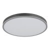 Globo Doro Deckenleuchte LED Grau, Silber, 1-flammig, Fernbedienung