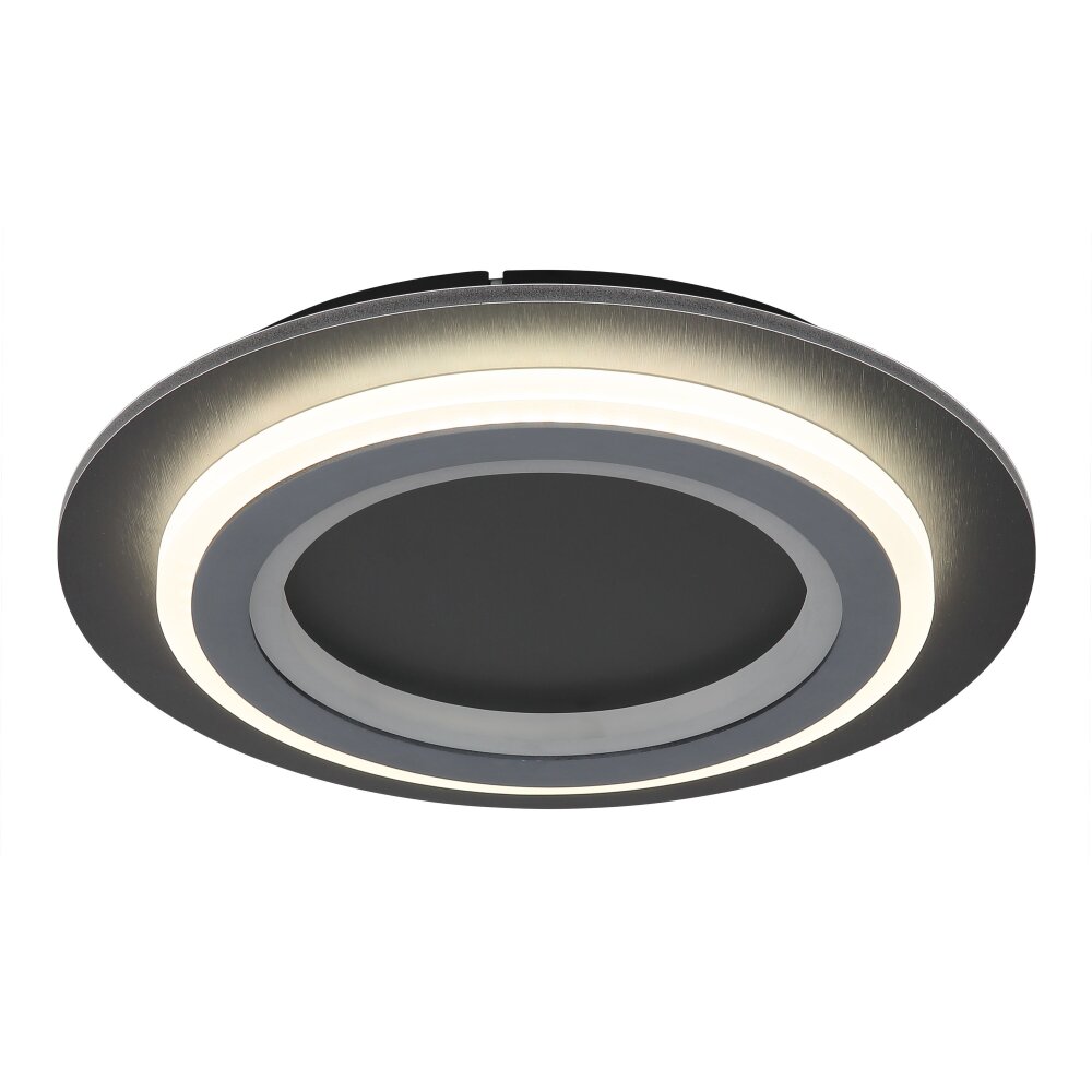 Globo Jayden Deckenleuchte LED Schwarz, 1-flammig, Fernbedienung, Farbwechsler main product photo