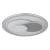 Globo Ruiz Deckenleuchte LED Silber, Weiß, 1-flammig