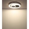 Globo Ruiz Deckenleuchte LED Silber, Weiß, 1-flammig