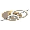 Globo Norris Deckenleuchte LED Champagner, Chrom, 1-flammig