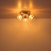 Globo Zachery Deckenleuchte Nickel-Matt, 3-flammig