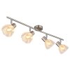 Globo Zachery Deckenleuchte Nickel-Matt, 4-flammig