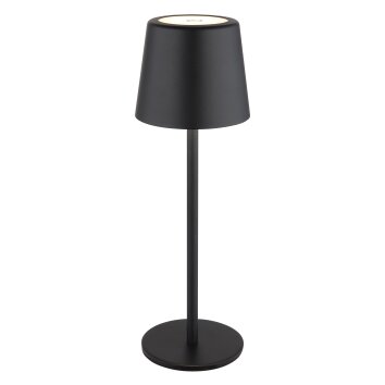Globo Vancouver Tischleuchte LED Schwarz, 1-flammig