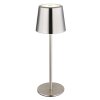 Globo Vancouver Tischleuchte LED Nickel-Matt, 1-flammig