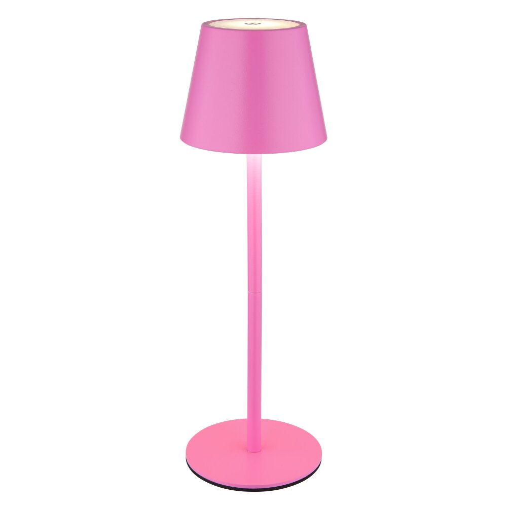 Globo Vannie Tischleuchte LED Pink, 1-flammig main product photo