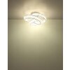 Globo Mucky Deckenleuchte LED Chrom, 1-flammig, Fernbedienung