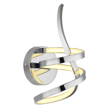 Globo Iduna Deckenleuchte LED Chrom, 1-flammig