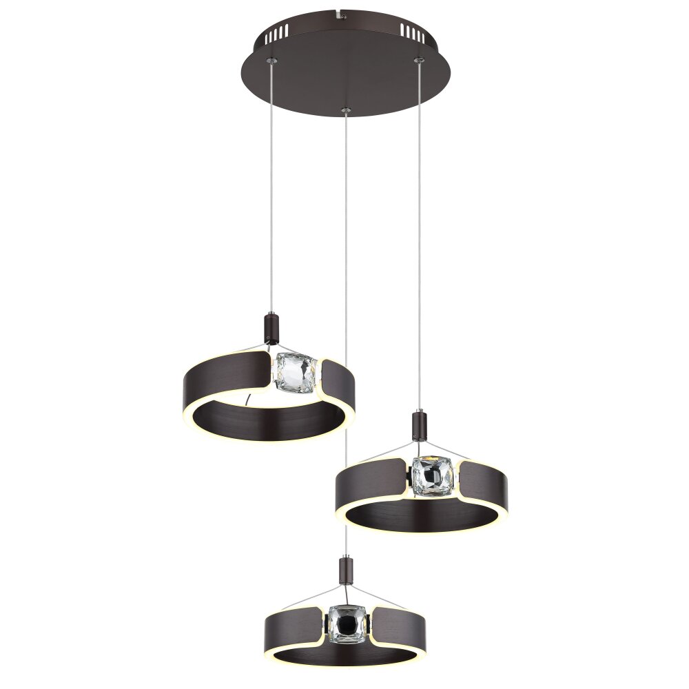 Globo Hendricks Hängeleuchte LED Bronze, 1-flammig main product photo