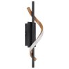 Globo Watkins Wandleuchte LED Schwarz, 1-flammig