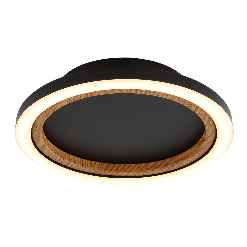 Globo Dakari Deckenleuchte LED Schwarz, 1-flammig main product photo
