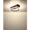 Globo Blevins Deckenleuchte LED Naturfarben, Schwarz, 1-flammig
