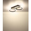 Globo Blevins Deckenleuchte LED Naturfarben, Schwarz, 1-flammig