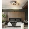 Globo Della Deckenleuchte LED Chrom, Schwarz, 1-flammig