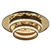 Globo Della Deckenleuchte LED Gold, Schwarz, 1-flammig
