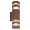 Globo Hayes Wandleuchte Bronze, 2-flammig