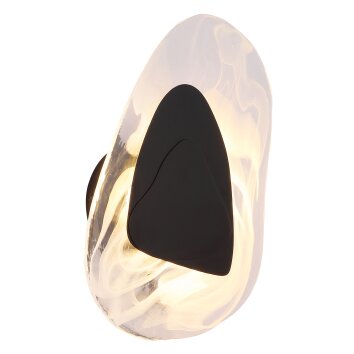 Globo Dorsey Wandleuchte LED Schwarz, 1-flammig