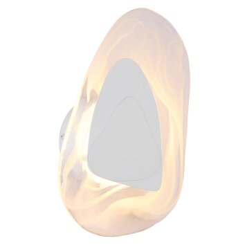 Globo Dorsey Wandleuchte LED Weiß, 1-flammig