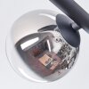 Chehalis Deckenleuchte Glas 10 cm Klar, Rauchfarben, 5-flammig