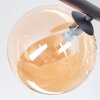 Chehalis Deckenleuchte Glas 15 cm Bernsteinfarben, 5-flammig