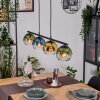 Koyoto Pendelleuchte Glas 15 cm Blau, Gold, Grün, Klar, 4-flammig