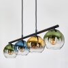 Koyoto Pendelleuchte Glas 15 cm Blau, Gold, Grün, Klar, 4-flammig