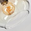 Ripoll Deckenleuchte Glas 15 cm Bernsteinfarben, Klar, 5-flammig